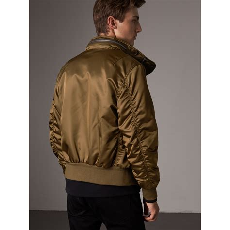 burberry mens bomber jacket|burberry nylon bomber jacket.